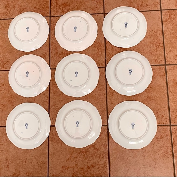 Vintage Reichenbach Echt Kobalt Blue/gold Plates Germany - Picture 12 of 15